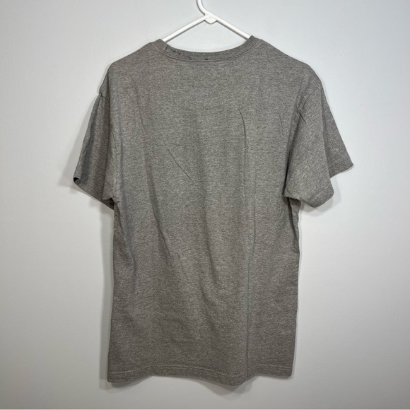 Philadelphia 76ers Shirt Mens Large Gray Red Mitchell & Ness Logo Basketball NBA - Picture 2 of 9